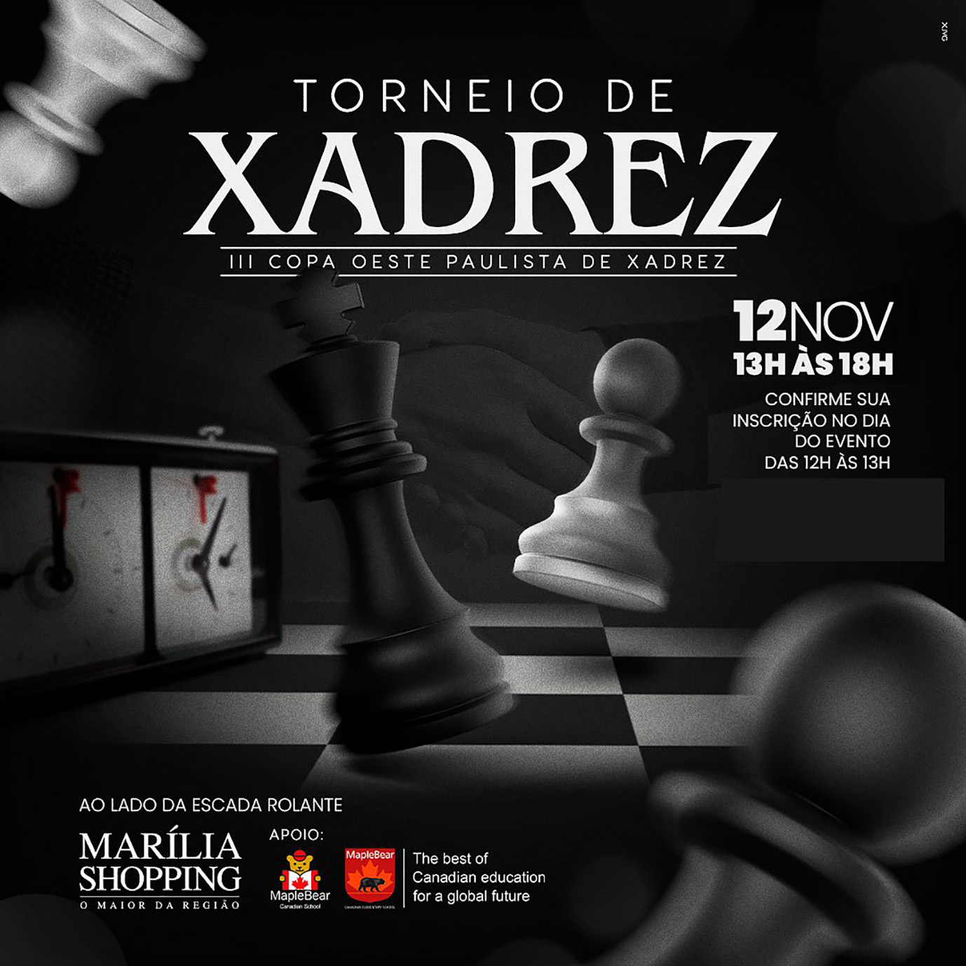Associação Cultural oferece em Marília curso gratuito de xadrez • Marília  Notícia