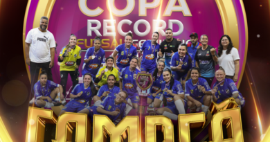 Equipe de futsal feminino conquista título da série prata da Copa Record de Futsal