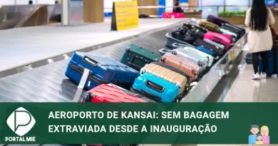 ‘Zero’ bagagem extraviada: aeroporto de Kansai mantém recorde de 30 anos