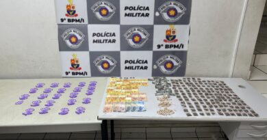 FLAGRANTE DE TRÁFICO DE DROGAS NA ZONA OESTE DE MARÍLIA