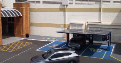 Marília Shopping inova ao instalar primeiro carregador elétrico veicular com energia fotovoltaica em shoppings do Brasil