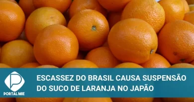 Brasil é a causa da suspensão das vendas do suco de laranja no Japão