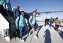 Seleção desembarca em Las Vegas para enfrentar o Uruguai