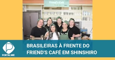Café brasileiro para intercâmbio, em Shinshiro