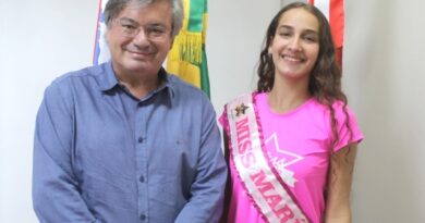 Miss Marília Ana Clara Laurindo de Souza visita prefeito Daniel e se prepara para concorrer ao Miss São Paulo em novembro