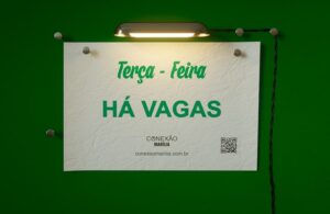 VAGAS PARA TERÇA-FEIRA 08/10/2024 