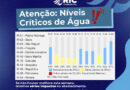 RIC Ambiental reforça pedido de economia de água diante de níveis críticos dos reservatórios