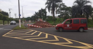 Obras de recuperação na avenida José Carlos Santos Cibantos