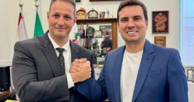 Prefeito Vinicius se reúne com o secretário estadual Guilherme Derrite