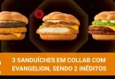 Evangelion inspira McDonald’s nos 3 sanduíches