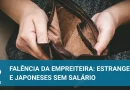 Falência da empreiteira e trabalhadores estrangeiros sem 2 salários