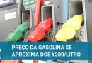 Preço do litro da gasolina poderá chegar a 200 ienes?