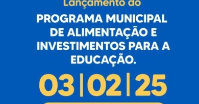 Rede de Ensino: Prefeitura lança, no dia 3, o Programa Municipal de Alimentação e Investimentos para a Educação