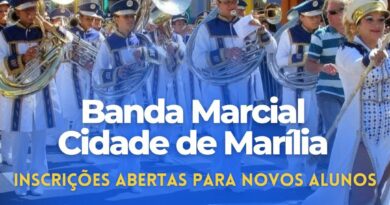 Banda Marcial tem inscrições abertas para novos alunos