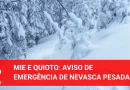 Governos de Mie e Quioto emitem aviso de emergência sobre nevasca na 6.ª feira