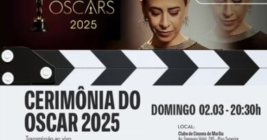 Clube de Cinema de Marília transmite o Oscar 2025