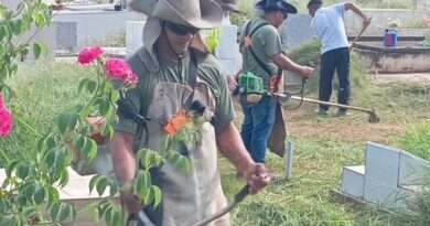 Prefeitura realiza ação de revitalização no cemitério de Padre Nóbrega