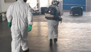 Prefeitura realiza nebulização costal em três escolas da rede estadual