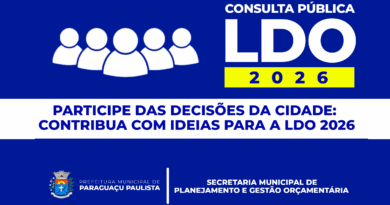 Participe das decisões da cidade: contribua com ideias para a LDO 2026