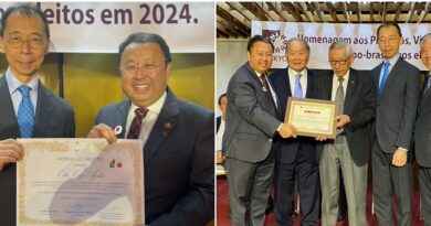 Vereador Dr. Elio Ajeka, Representante da Colônia Japonesa, é Homenageado pelo Bunkyo em São Paulo