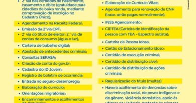 Prefeitura traz o projeto Cidadania Itinerante a Marília