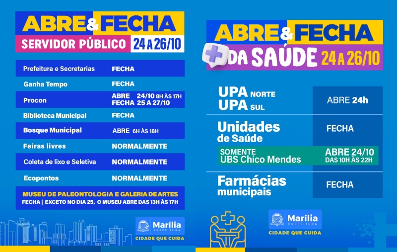 Abre e Fecha: Ponto facultativo do Dia do Servidor Público será na ...