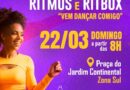 Secretaria de Esportes promove Aulão de Ritmos e Ritbox neste domingo na Praça do Jardim Continental