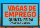 VAGAS DE EMPREGO PARA QUINTA-FEIRA 19/03/2026 