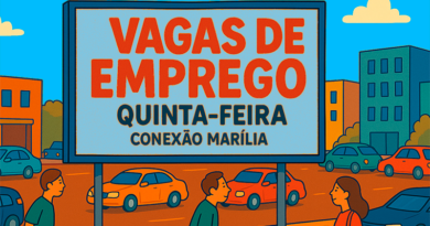 VAGAS DE EMPREGO PARA QUINTA-FEIRA 23/04/2026 