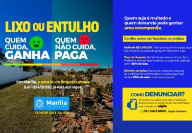 Prefeitura vai multar descarte irregular de lixo e recompensar denúncias da população