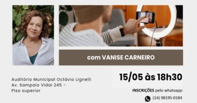 Pontos MIS promove oficina gratuita “Aprendendo a Falar em Frente à Câmera” em Marília