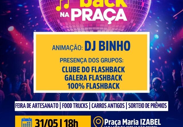 Flashback na Praça promete agitar Marília neste Domingo
