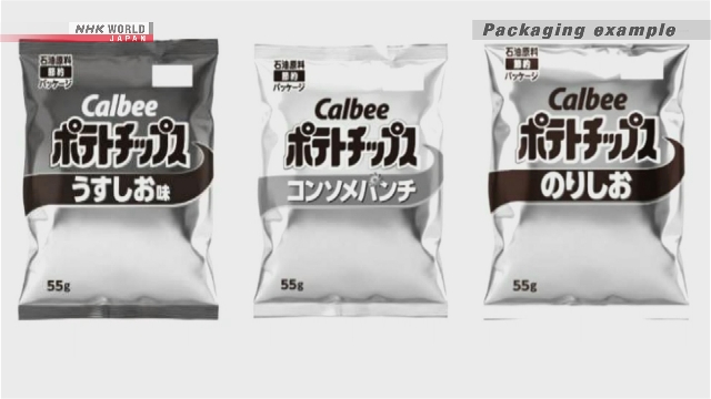 Situação no Oriente Médio faz com que Calbee mude embalagens de snacks para preto e branco