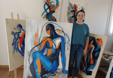 Artista visual brasileira estreia na Feira Mipe com foco na abstração contemporânea