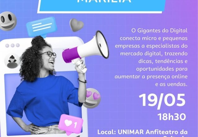 Marília recebe o evento “Gigantes do Digital” com representantes do TikTok Shop e SHEIN Brasil