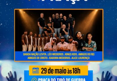 “Graça na Praça” promove encontro musical e convida todas as denominações para apresentações em Marília