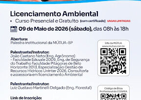 AEA Marília realiza curso presencial e gratuito sobre licenciamento ambiental amanhã, dia 9, na Unimar com patrocínio da Mútua São Paulo