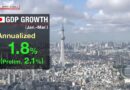 Crescimento do PIB do Japão no primeiro trimestre fica abaixo do esperado