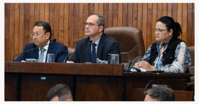 Sessão ordinária ocorre no dia 15 e vereadores votam quatro projetos de lei
