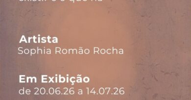Exposição de Sophia Romão Rocha chega à Galeria Municipal de Artes de Marília com reflexões sobre a existência humana