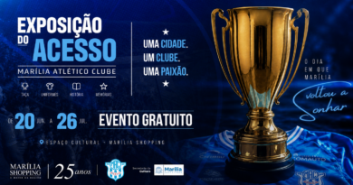 Exposição no Marília Shopping reúne momentos marcantes do Marília Atlético Clube