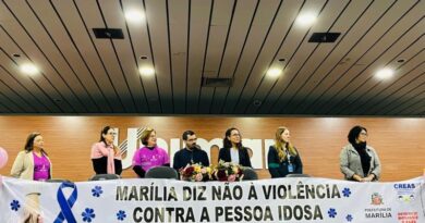 Marília fortalece rede de proteção à pessoa idosa em evento do Junho Violeta