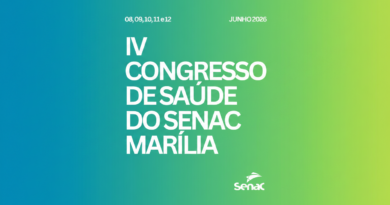 4º Congresso de Saúde do Senac Marília promove palestras e rodas de conversa sobre bem-estar, envelhecimento consciente e inteligência artificial
