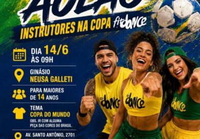 Ginásio Neusa Galetti recebe Aulão de Fit Dance solidário neste domingo