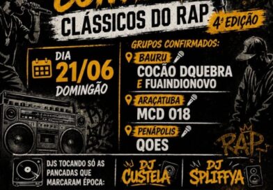 Clássicos do Rap chega à quarta edição e reúne artistas de quatro cidades da região neste domingo em Marília