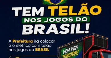 Telão itinerante chega ao Santa Rita para transmissão de Brasil e Haiti nesta sexta-feira
