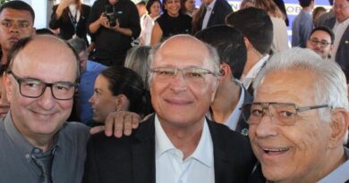 Direção da Santa Casa de Marília prestigia visita do vice-presidente da República Geraldo Alckmin