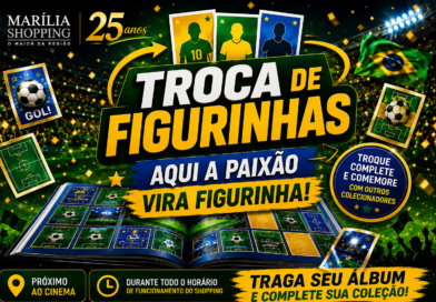 A paixão pelo futebol ganha espaço para colecionadores no Marília Shopping
