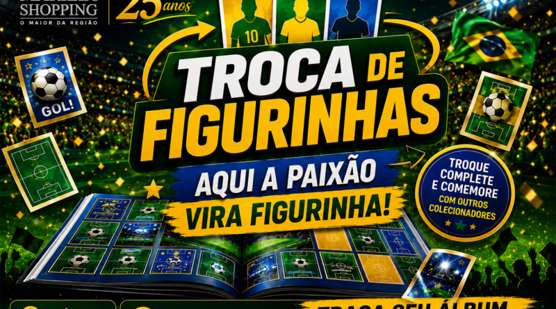 A paixão pelo futebol ganha espaço para colecionadores no Marília Shopping