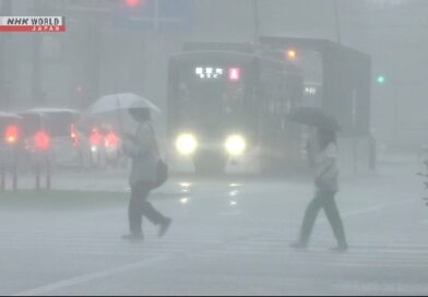Chuva intensa vai voltar a castigar norte de Kyushu nesta segunda-feira, prevê meteorologia